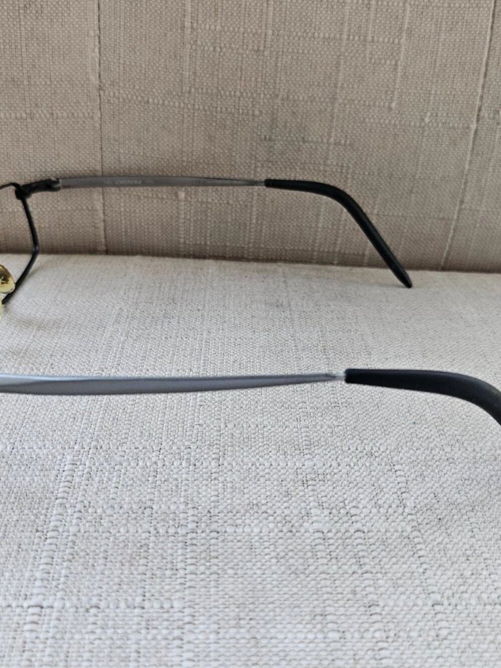 Vintage Carrera Men Eyeglasses Frame Black/Gunmetal Tone Eyewear CA7274 Italy - Picture 6 of 13